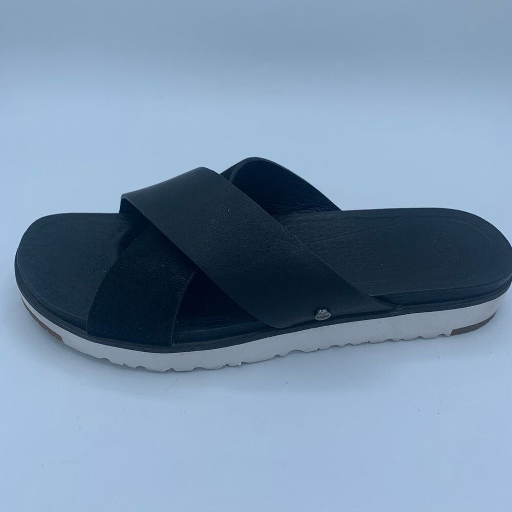UGG Leather Slide Kari Sandals 6.5 US W / 37.5 EU